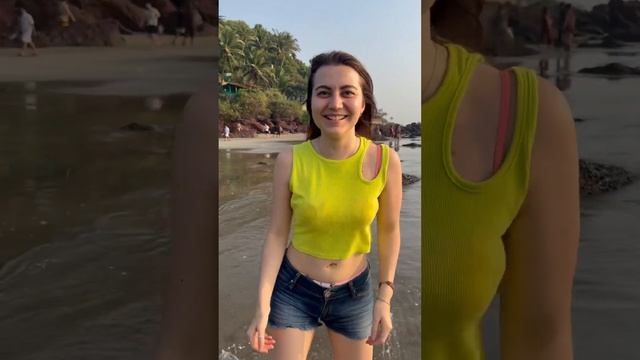 I love sunset #arambol #goa #india #travel #2024 смотреть онлайн