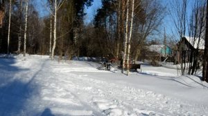 Гусеницы для мотоблока Крутец - едем по сугробам