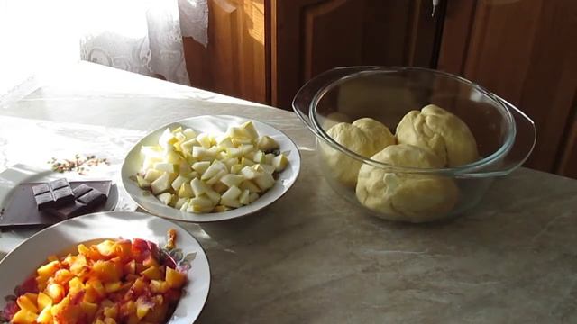 Фруктовый пирог с персиками!