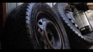 blackenin of wheel blackening / чернение резины