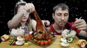 МУКБАНГ ОТМЕЧАЕМ НОВЫЙ ГОД | MUKBANG CELEBRATING THE NEW YEAR #мукбанг #mukbang