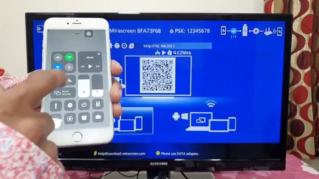 How To Connect Smartphone to TV II Zebronics HDMI Wireless Screen Mirroring and Miracast dongle смотреть онлайн