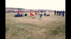 Wrestling Бурятская национальная борьба Поляна п.Тараса