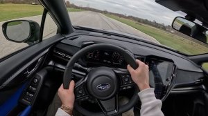 2025 Subaru WRX tS - Тест-драйв по треку от первого лица (Gingerman Raceway)