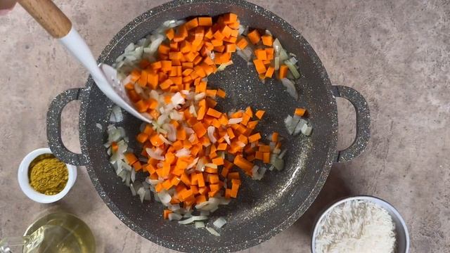 Вкусный рис с беконом и овощами смотреть онлайн