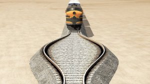 Поезда против широких рельсов|BeamNG.Drive|Бемиджи драйв.