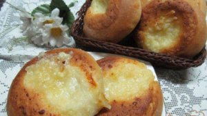 Булочки с творожно-сметаной начинкой