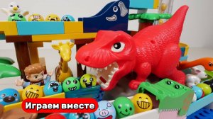 Развивающий конструктор для детей ! Строим горку МАРБЛ ! Видео для детей