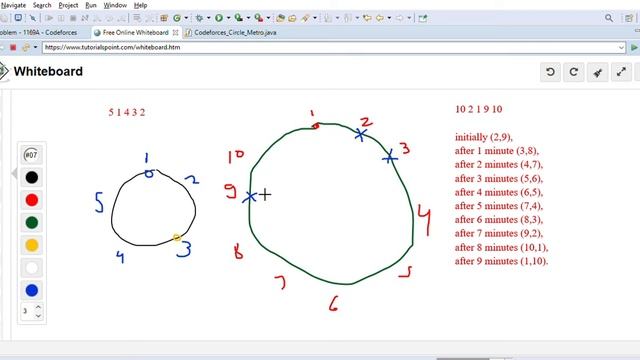 Codeforces   Circle Metro - Finding If 2 Trains Will Be At A Station At Same Time   Logic Explained