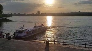 Вечер у Енисея.