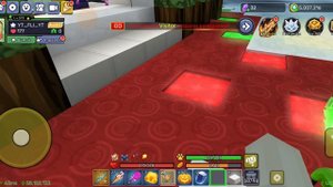 Blockman go Skyblock обзор сета синего пламени