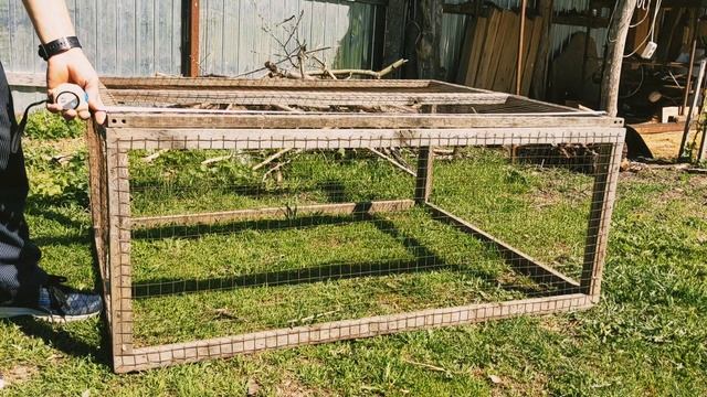 Переносная клетка для цыплят своими руками смотреть онлайн