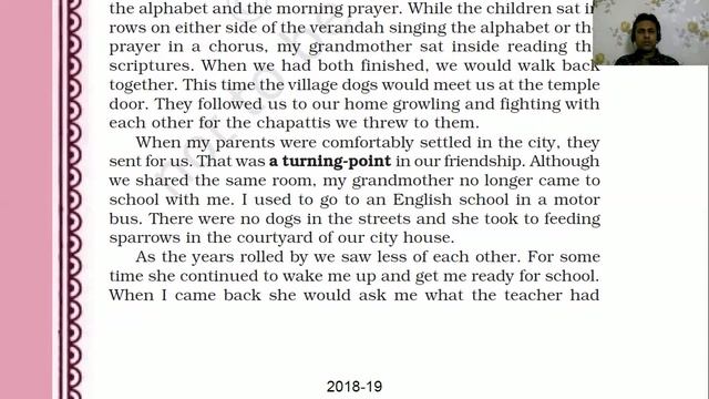 CBSE-XI - English (Hornbill) - Chapter 1 - The Portrait of a Lady смотреть онлайн