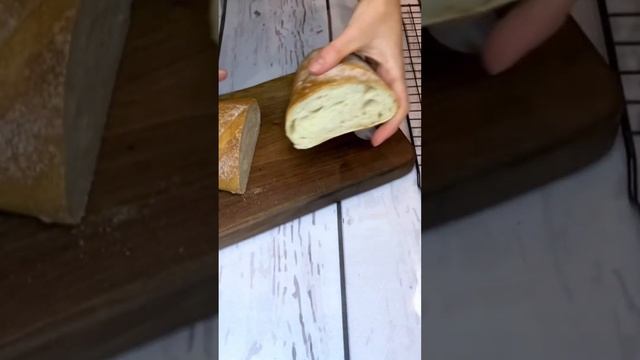 Простой рецепт сливочного батона на закваске! Рецепт у меня на канале заходи! #закваска # батон# смотреть онлайн