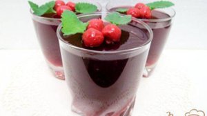 Желе из вишнёвого сока