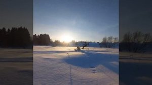 Как мотоблок ведёт себя по снегу (целина) - гусеницы Крутец