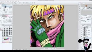 Speed Coloring Caesar Zeppeli