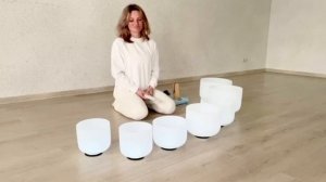 Звуковые медитации с чашами. Хрустальные чаши. Вибрационная медитация с поющими хрустальными чашами