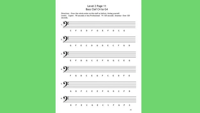 Note Reading Workbook 2 - Ledger Lines and Intervals смотреть онлайн
