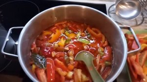 БОЛГАРСКИЙ ПЕРЕЦ В ТОМАТНОМ СОУСЕ. НЕЗАБЫВАЕМЫЙ ВКУС!!!