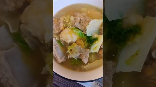 pork ribs soup with vegetables смотреть онлайн