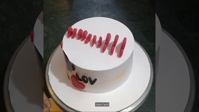Love Cake | Couple Cake | Anniversary Cake Design #shorts
