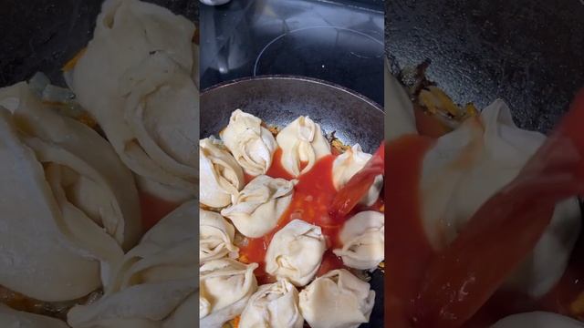 МАНТЫ НА СКОВОРОДКЕ #манты #мантынасковороде #мантырецепт #рецепт #вкуснаяеда #вкусныйрецепт #вкусн