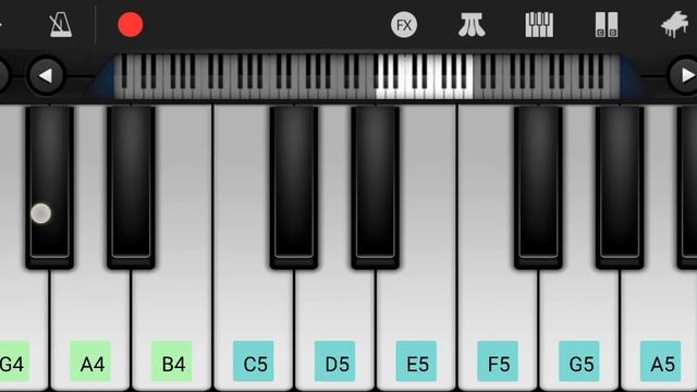 bhairav raga on mobile piano easy to play lesson 2023 смотреть онлайн