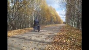 одноколëсный прицеп к мотоцыклу.