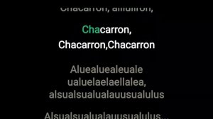 Chacarron Macarron Karaoke Lyric