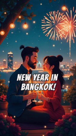 Отмечаем Новый год в Бангкоке! 🎉 Бенгальские огни, салют и IconSiam🎆 #новыйгод2025