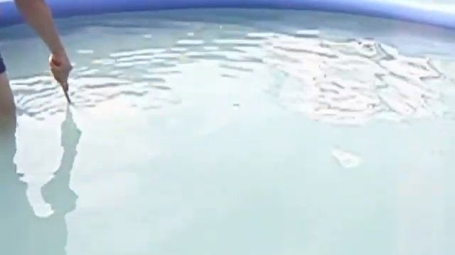 Как чистить воду в бассейне. Раскрутка воды.