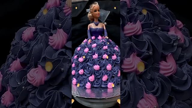 Doll Cake Decoration New Design For Girls 😍 | #shorts #trendingshorts #cakedecorating #cakedesign