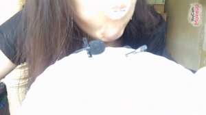 ASMR 😋💘  АСМР Хрустяшки в глиняно-меловой пасте/Crunches in clay-chalk paste #asmr #chalk #мел #асм