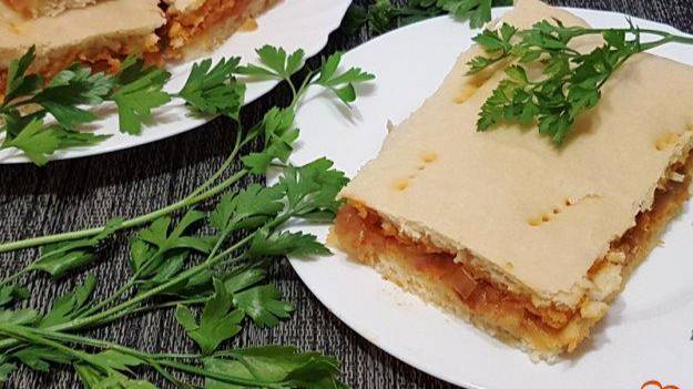 Пирог с луком