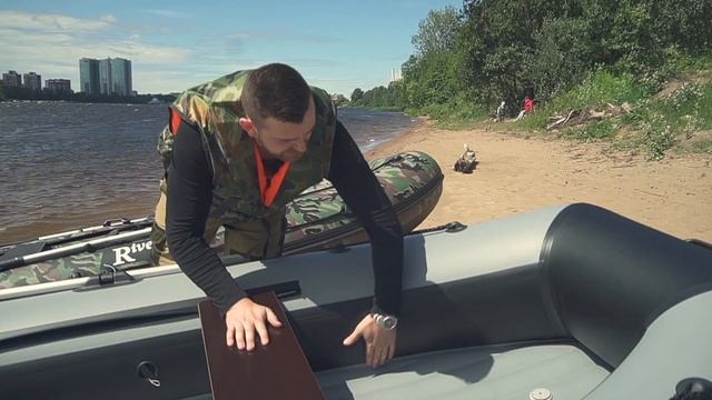 Лодка пвх River Boats RB-330, RB-350, RB-370 нднд и мотор TOHATSU смотреть онлайн