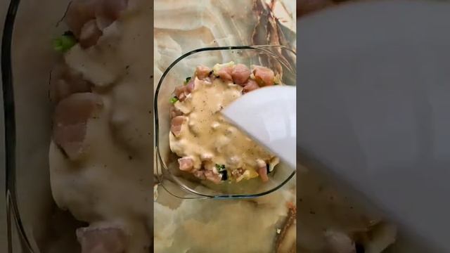 Брокколи и филе курицы в духовке. Очень вкусно #броколи #филекурицы