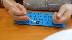 Буквы и цифры из мастики.