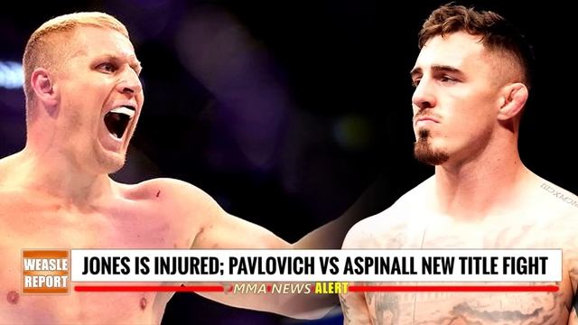Jon Jones is INJURED!!! Sergei Pavlovich vs Tom Aspinall is the NEW Heavyweight Interim Title Fight