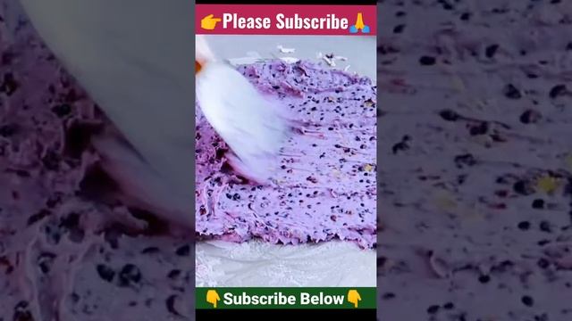 Ice Cream & Blackberry Very Yummy #shorts Street Food Roll #35 смотреть онлайн