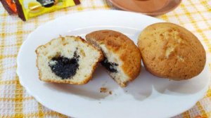 Кексы с маковой начинкой