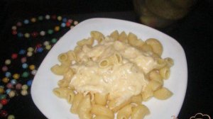 Макароны с сырным соусом