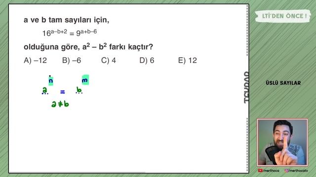 LTİ'den Önce 4/10 - Üslü Sayılar (PDF) (Genel Tekrar) смотреть онлайн