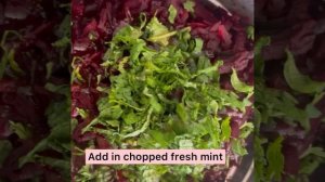 How to make healthy beetroot salad in 2 minutes