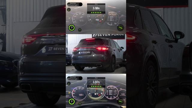 До/после stage 1 на Porsche Cayenne 3.0t