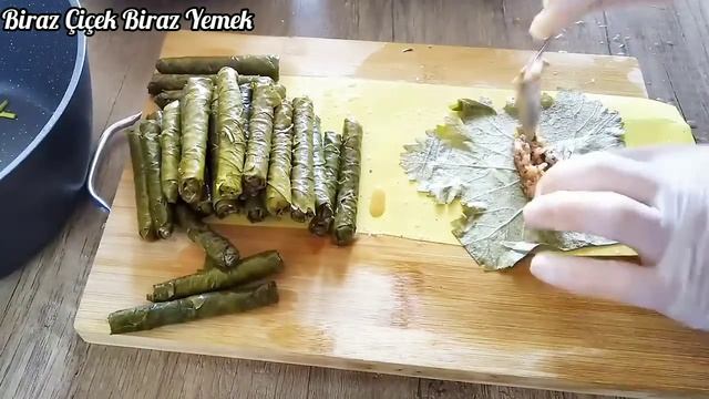 Zeytinyağlı Yaprak Sarması #yapraksarması#dolma #yemektarifleri   #sarma#posetlesarma