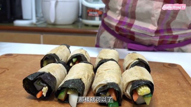 素食家常菜料理│豆包最好吃的做法，加一張海苔，不蒸不烤，簡單一做金黃酥脆，出鍋瞬間被吃光│Vegan Recipe │EP178