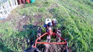 МОТОБЛОК АГРО . Вчера пахал огород,сегодня еле выжил.