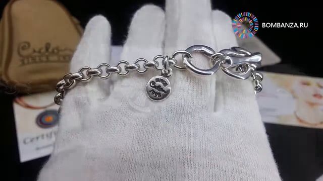 Колье Ciclon, черное, CN-172822 с муранским стеклом. Элитная бижутерия из Испании
