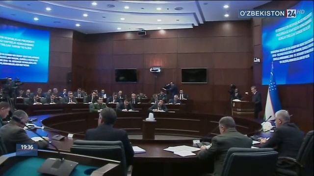 Расширенное заседание Совета безопасности при Президенте Узбекистана смотреть онлайн
